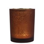 windlicht paisley oranje medium 12cm*, Verzenden, Nieuw