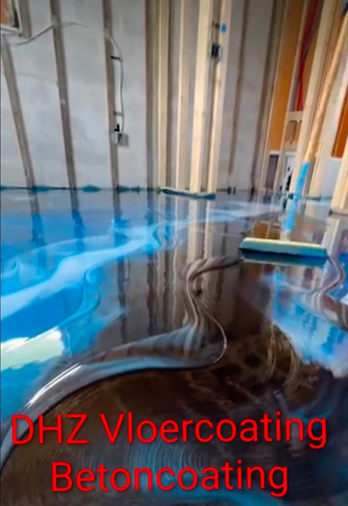 240m2 2K Epoxy Garage vloercoating  TIJDELIJK 25% KORTING, Doe-het-zelf en Verbouw, Verf, Beits en Lak, 20 liter of meer, Grijs