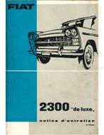 1965 FIAT 2300 DE LUXE INSTRUCTIEBOEKJE FRANS, Auto diversen, Handleidingen en Instructieboekjes