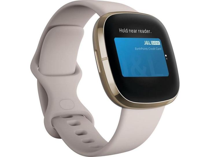 Fitbit Sense - Smartwatch - Stressmeting en huidtemperatuur, Huis en Inrichting, Woonaccessoires | Overige, Zo goed als nieuw