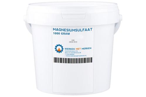 Wmm Chemie Magnesiumsulfaat 100 bitterzout 1 kg, Doe-het-zelf en Verbouw, Overige Doe-het-zelf en Verbouw, Nieuw, Verzenden