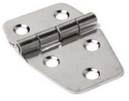 DX Klepscharnier rvs gepolijst vaste pen 40x55 mm, Doe-het-zelf en Verbouw, Hang- en Sluitwerk, Verzenden