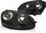 Koplampen - VW Golf 5 10 03-09 - Jetta 2005/2011 - ZWART, Ophalen of Verzenden, Nieuw