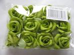 Mini Foam Roos Lemon Zelfklevend 2 cm Pak, Ophalen of Verzenden, Nieuw