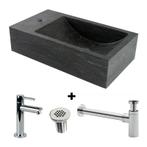 Fontein hardsteen Saniflex recto links, Doe-het-zelf en Verbouw, Sanitair, Verzenden, Nieuw