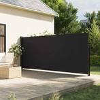 vidaXL Windscherm uittrekbaar 160x600 cm zwart, Tuin en Terras, Verzenden, Nieuw