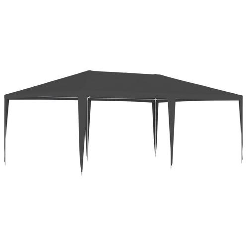 Partytent professioneel 90 g/m 4x6 m antraciet (Partytenten), Tuin en Terras, Partytenten, Partytent, Nieuw, 2 meter of meer, Verzenden