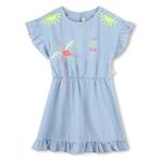 Spijker jurk met borduursels  Billieblush Maat 104 104, Ophalen of Verzenden, Nieuw, Meisje