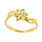 Ring - 18 karaat Geel goud Diamant (Natuurlijk), Sieraden, Tassen en Uiterlijk, Ringen, Nieuw