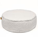 Ronde zitzak van teddy stof in de kleur Bearly Crème, Kinderen en Baby's, Kinderkamer | Inrichting en Decoratie, Ophalen of Verzenden