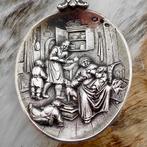 Zilveren geboortelepel; Oud Hollands 1922 | Vintage, Antiek en Kunst, Antiek | Goud en Zilver, Ophalen of Verzenden, Zilver