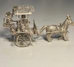 Miniatuur beeldje -  (1) - Zilver, Antiek en Kunst