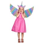 Kinder verkleedset / carnaval outfit unicorn met regenboog, Ophalen of Verzenden, Nieuw