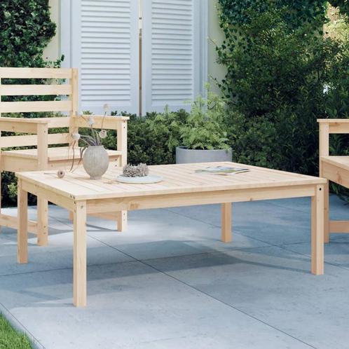 vidaXL Tuintafel 121x82,5x45 cm massief grenenhout, Tuin en Terras, Tuintafels, Nieuw, Verzenden