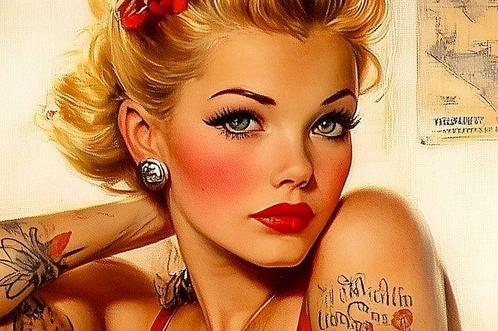 Ginger Red - Lexie, Antiek en Kunst, Kunst | Schilderijen | Modern