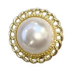 Fako Bijoux - Magnetische Mini Broche - Parel In Goud -, Verzenden, Nieuw