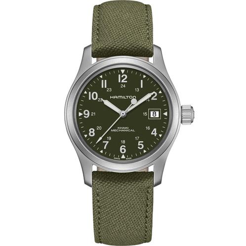 Hamilton Khaki Field H69439363 uit 2024, Sieraden, Tassen en Uiterlijk, Horloges | Heren, Polshorloge, Gebruikt, Verzenden