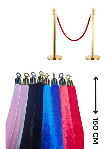 Luxe fluwelen afzetkoorden – Restpartij | Diverse kleuren beschikbaar voor biedingen