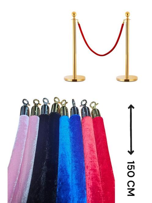 Luxe fluwelen afzetkoorden – Restpartij | Diverse kleuren, Hobby en Vrije tijd, Feestartikelen, Nieuw