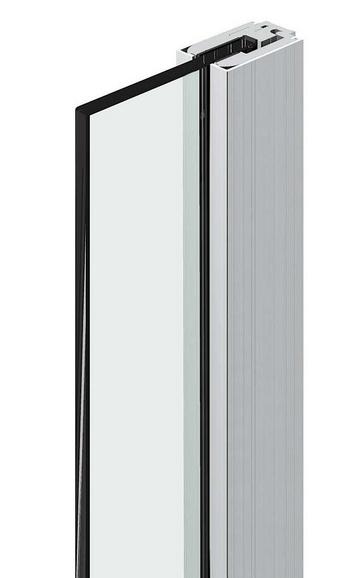 Klemprofiel douchewand 3000 mm-8mm-Zwart beschikbaar voor biedingen