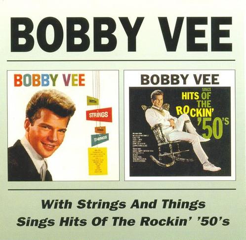 cd - Bobby Vee - With Strings And Things / Sings Hits Of..., Cd's en Dvd's, Cd's | Overige Cd's, Zo goed als nieuw, Verzenden