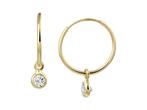 Marie Celeste oorringen zirkonia - 11.5 mm - Goud, Verzenden, Zo goed als nieuw