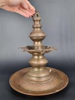 Olielamp - Thookkuvilakku - Kerala - Brons - India - 19e