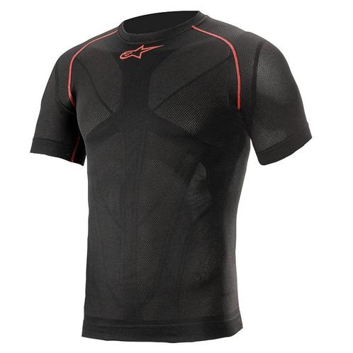Alpinestars Ride Tech V2 Top Short Sleeve Black Red Summer, Motoren, Kleding | Motorkleding, Heren, Nieuw met kaartje, Overige typen