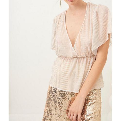Antik Batik • creme top Aurelia • S, Kleding | Dames, Tops, Wit, Nieuw, Maat 36 (S), Verzenden