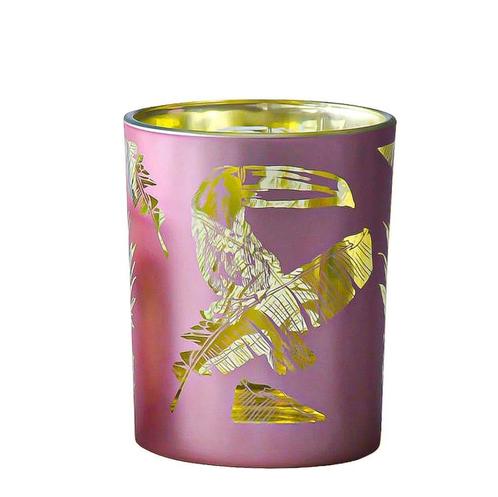 windlicht toekan rose medium 10cm*, Huis en Inrichting, Woonaccessoires | Overige, Verzenden