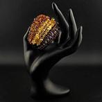 Set van 3 amberarmbanden – cognac, honing en donker kers