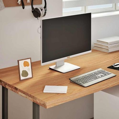 vidaXL Bureaublad rechthoekig 220x80x4 cm massief eikenhout, Diversen, Bureau-accessoires, Nieuw, Verzenden