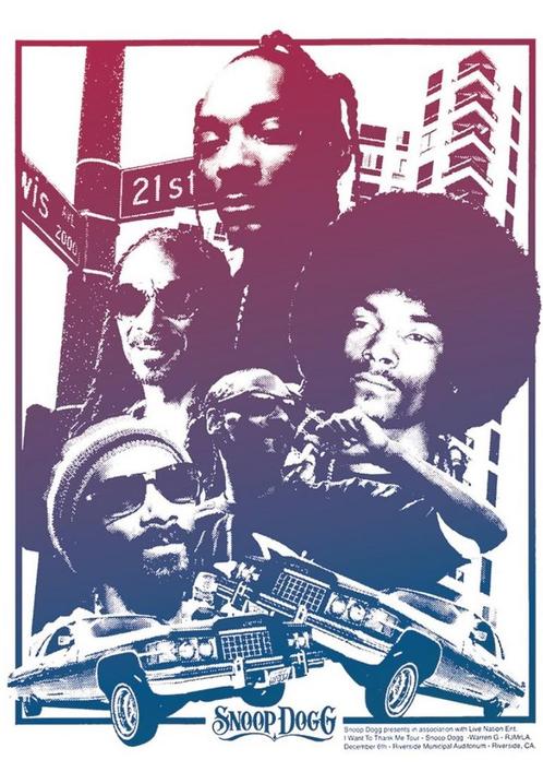 Posters - Poster Snoop Dogg - Snoop Dogg, Verzamelen, Muziek, Artiesten en Beroemdheden, Zo goed als nieuw, Verzenden