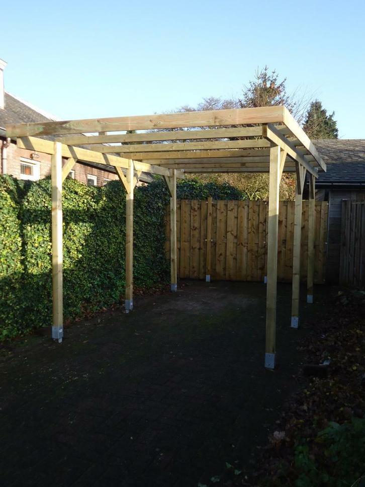 basis houtpakket carport serre overkapping div afmetingen, Tuin en Terras, Palen, Balken en Planken, 250 cm of meer, Palen, Nieuw