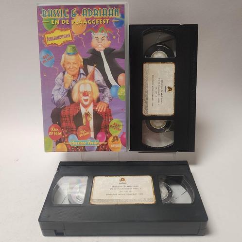 Bassie & Adriaan en de Plaaggeest Deel 1 & 2 VHS, Cd's en Dvd's, VHS | Kinderen en Jeugd, Ophalen of Verzenden