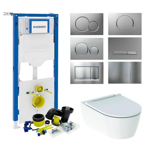 Geberit UP320 Toiletset set69 | ONE | Rimless | Turboflush |, Doe-het-zelf en Verbouw, Sanitair, Overige typen, Nieuw, Ophalen of Verzenden