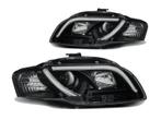 LED Tube DRL koplampen Black geschikt voor Audi A4 B7, Auto-onderdelen, Verzenden, Nieuw, Audi