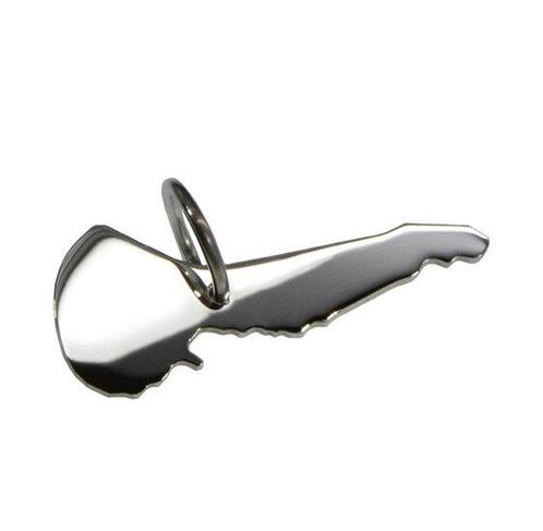 Zilveren Waddeneiland Ameland ketting hanger, Sieraden, Tassen en Uiterlijk, Kettinghangers, Verzenden