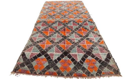 Zeldzame Vintage Echte Berber Marokkaanse - Beni Ourain, Huis en Inrichting, Stoffering | Tapijten en Kleden