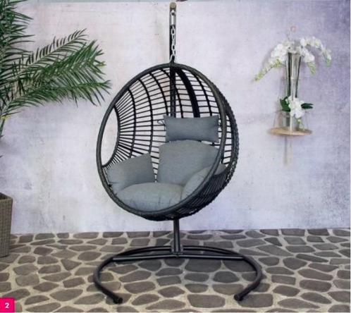Dusty relax chair black, Tuin en Terras, Tuinsets en Loungesets, Ophalen of Verzenden