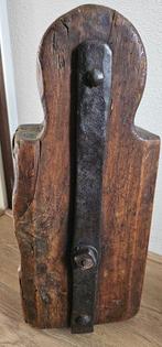 Maritieme objecten - Hout- Scheeps katrol, Antiek en Kunst