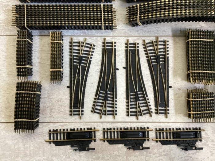 Fleischmann H0 - 2x6044L, 2x6044R, 30x6001, 5x6002, 20x6024,, Hobby en Vrije tijd, Modeltreinen | H0