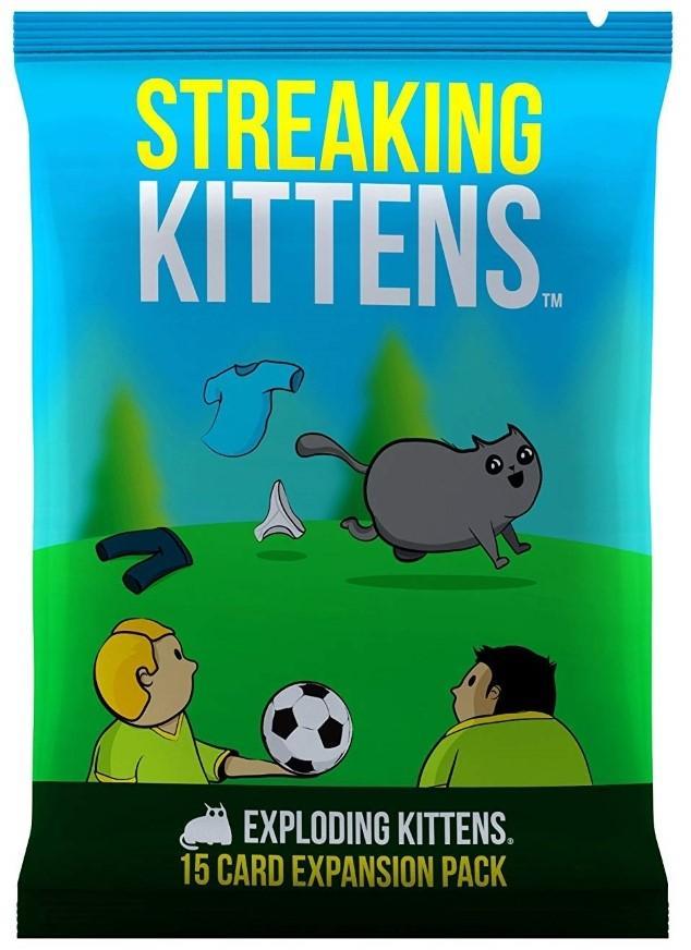 Streaking Kittens Expansion | Exploding Kittens -, Hobby en Vrije tijd, Gezelschapsspellen | Kaartspellen, Nieuw, Verzenden