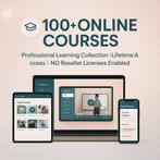 100+ Online Courses- NO Reseller Licenses Enabled, Nieuw