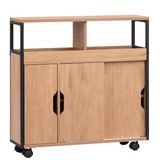 Badkamerkast Industrieel met Wielen – 70×70×20 cm & Deuren, Huis en Inrichting, Keuken | Keukenelementen, Nieuw, Verzenden