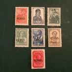 Duitse Rijk 1941 - No RP : Vilnius : eerste 7 zegels met, Gestempeld