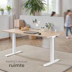 Bureauscherm - Scheidingswand bureau - 130x40 cm - Grijs - T, Verzenden, Zo goed als nieuw