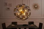 Modern design hanglamp INFINITY HOME 65cm glas goud hanglamp, Huis en Inrichting, Lampen | Hanglampen, Nieuw, Ophalen of Verzenden