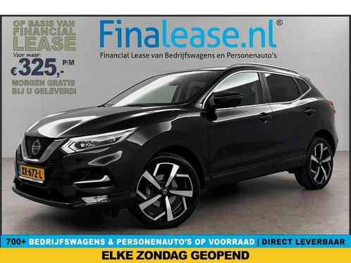Nissan QASHQAI 1.3 DIG-T Tekna 160PK 360Cam LED PDC €325pm, Auto's, Nissan, Lease, Automaat, SUV of Terreinwagen, Benzine, Zwart