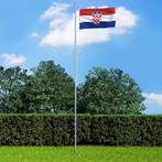vidaXL Vlag Kroatië 90x150 cm, Diversen, Verzenden, Nieuw